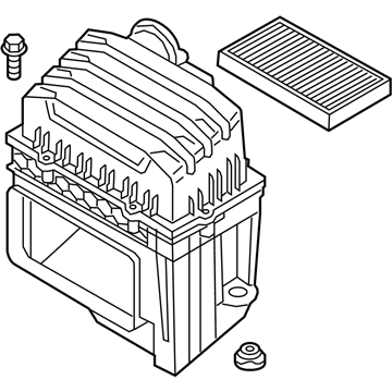 Volkswagen Atlas Cross Sport Air Filter Box - 3QF-129-607-E