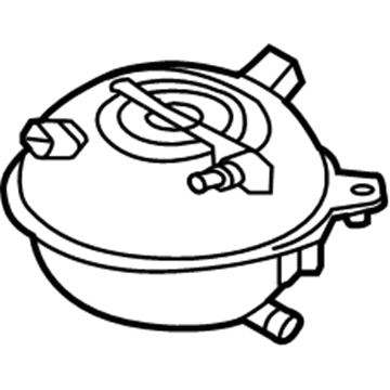 Volkswagen Jetta Coolant Reservoir - 5QM-121-407-C