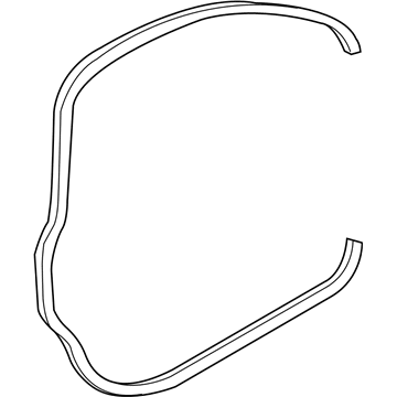 Volkswagen Phaeton Weather Strip - 3D4-837-701-B-B41