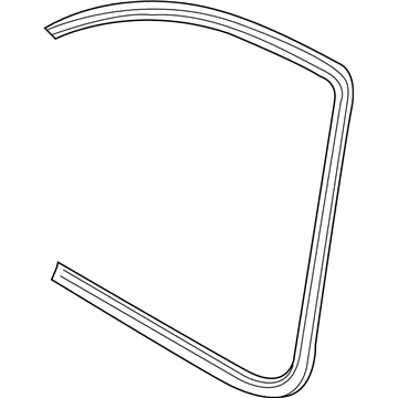 Volkswagen Phaeton Weather Strip - 3D4-867-365-N-9B9