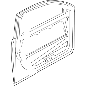 Volkswagen 3D4-831-055-T Door Shell