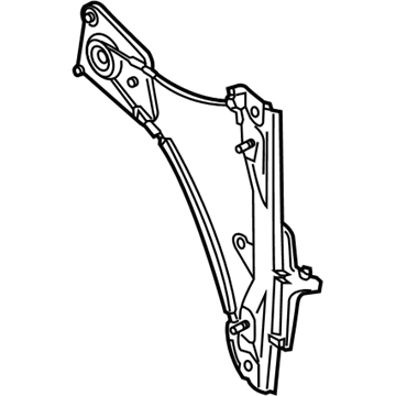 Volkswagen Passat Window Regulator - 561-839-461-F