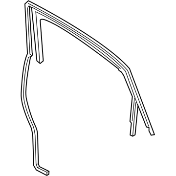 Volkswagen Passat Window Channel - 561-839-432-AG-VNH