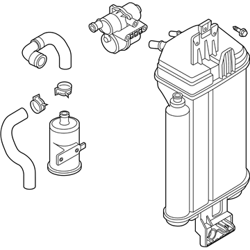 Volkswagen Passat Vapor Canister - 561-201-797-AG