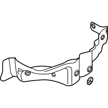 Volkswagen 1Q0-201-307-C Heat Shield