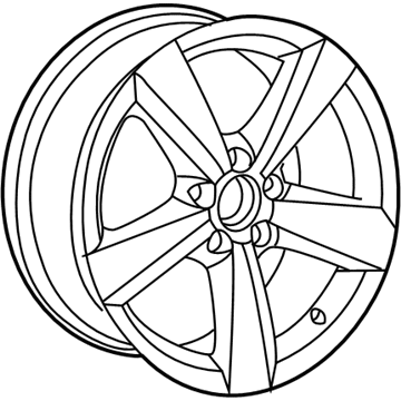 Volkswagen Passat Alloy Wheels - 561-601-025-A-8Z8