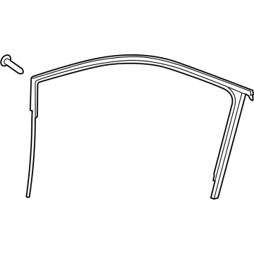 Volkswagen GTI Window Channel - 5GM-837-431-G-5AP