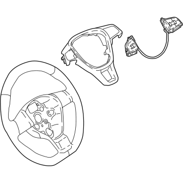 Volkswagen 2GJ-419-089-H-ZEG Steering Wheel