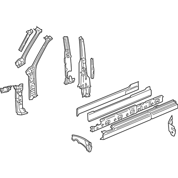 Volkswagen 1E0-809-674-A Hinge Pillar