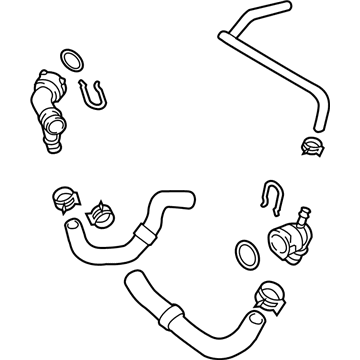 Volkswagen Tiguan Radiator Hose - 5QN-122-101-AL