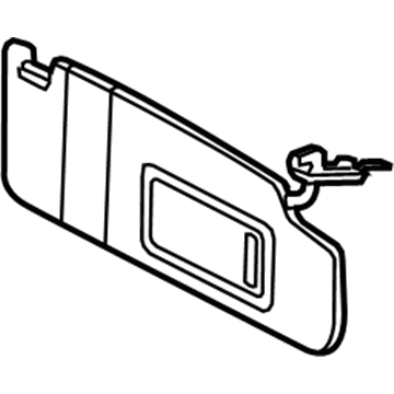 Volkswagen 5N0-857-551-P-2F4 Sunvisor