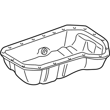 Volkswagen Jetta Oil Pan - 051-103-601