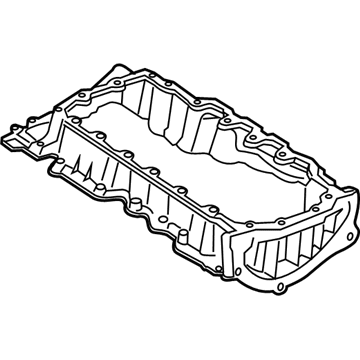Volkswagen Golf SportWagen Oil Pan - 04L-103-603-H