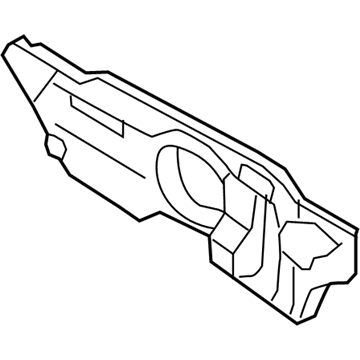 Volkswagen 5N1-863-248-A Sound Absorber