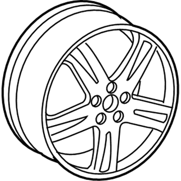 Volkswagen 1J5-071-492-1ZL Wheel, Alloy
