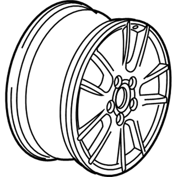 Volkswagen Beetle Alloy Wheels - 1C0-601-025-J-1E9