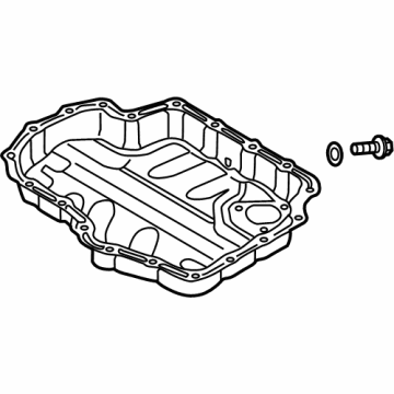 Volkswagen Jetta Oil Pan - 05E-103-600