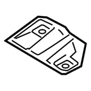 Volkswagen Phaeton Battery Hold Downs - 3D0-915-138-B