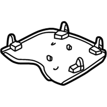 Volkswagen 3B0-877-829-D-2XP Motor Cover