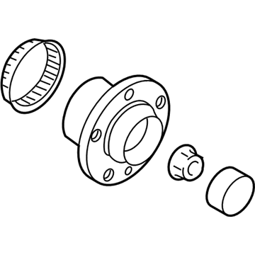 Volkswagen Jetta Wheel Bearing - 1J0-598-477