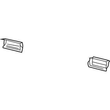 Volkswagen 1E0-813-307 Rear Body Panel Rear Bracket