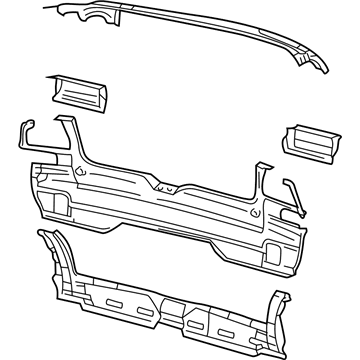 Volkswagen 1E0-813-301-E Rear Body Panel