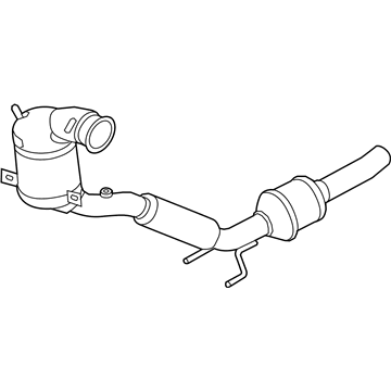 Volkswagen Jetta Catalytic Converter - 5QM-254-501-A