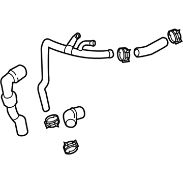 2015 Volkswagen Golf SportWagen Coolant Pipe - 04L-121-064-AB