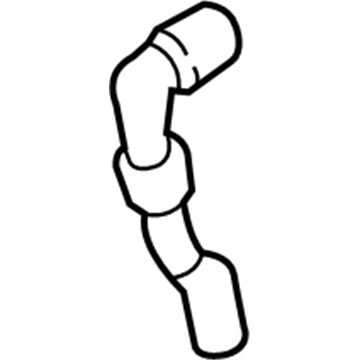 Volkswagen Coolant Pipe - 04L-122-058-D