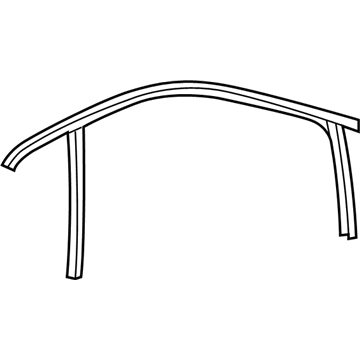 Volkswagen Touareg Window Channel - 7P0-837-432-H-5AP
