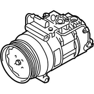Volkswagen Phaeton A/C Compressor - 3B0-820-803-C