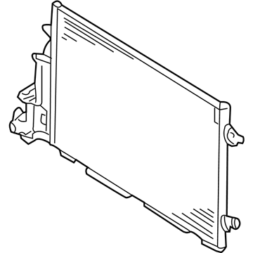 Volkswagen A/C Condenser - 3B7-260-403-A