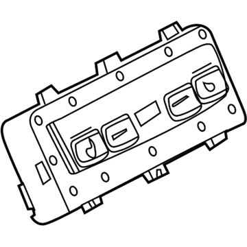 Volkswagen A/C Switch - 3CN-907-049-D-WZU