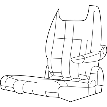 Volkswagen Routan Seat Cushion Pad - 7B0-883-375