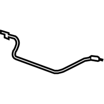 Volkswagen Jetta Hood Release Cable - 1K1-823-531-B