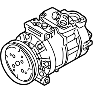 Volkswagen A/C Compressor - 1K0-820-808-H