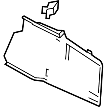 Volkswagen 3D5-867-427-D-1N5 Side Trim Panel