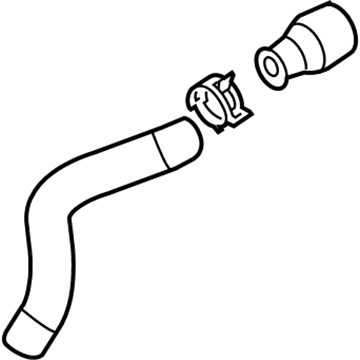 2014 Volkswagen Beetle Coolant Pipe - 5C0-122-073-C