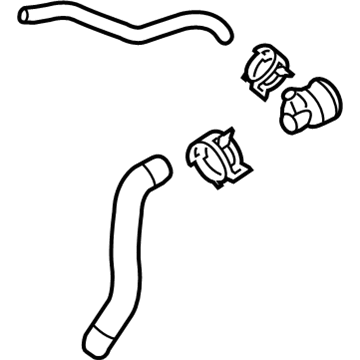 2014 Volkswagen Beetle Coolant Pipe - 5C0-122-157-G