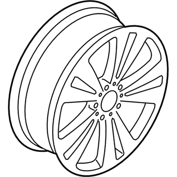 Volkswagen CC Alloy Wheels - 3C8-601-025-AB-3AJ