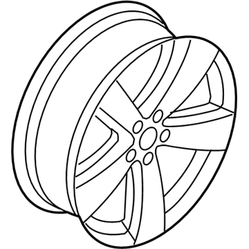 Volkswagen CC Alloy Wheels - 3C8-601-025-AE-88Z