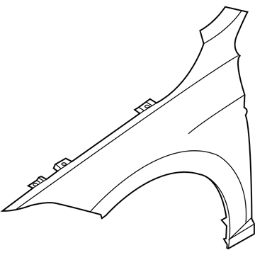 Volkswagen Fender - 17A-821-105-A