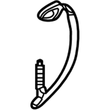Volkswagen Jetta Door Latch Cable - 7N0-837-017-B
