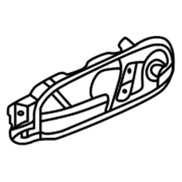 Volkswagen Beetle Interior Door Handle - 5C5-837-114-J-UBN