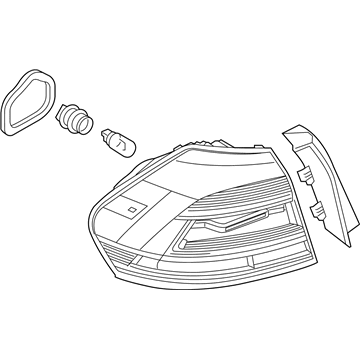 2016 Volkswagen Passat Back Up Light - 561-945-208-B