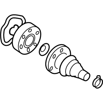 Volkswagen Jetta CV Joint - 1K0-498-103-A
