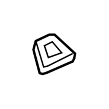Volkswagen 7L0-819-745 Floor Duct Seal