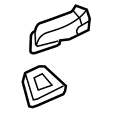 Volkswagen 7L0-819-633 Floor Duct