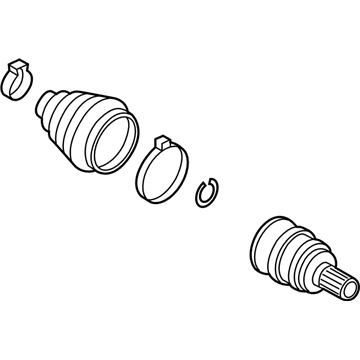 Volkswagen 5QM-498-099-E Outer CV Joint