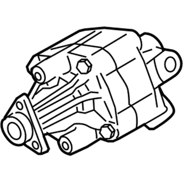 Volkswagen Phaeton Power Steering Pump - 3D0-422-154-H